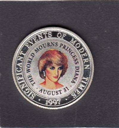 Beschrijving: 250 Shillings DIANA Unlisted